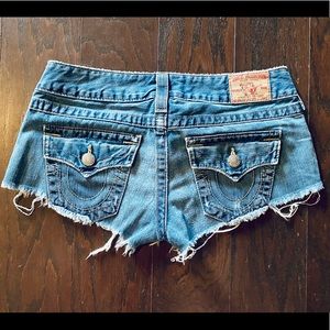 True Religion denim shorts